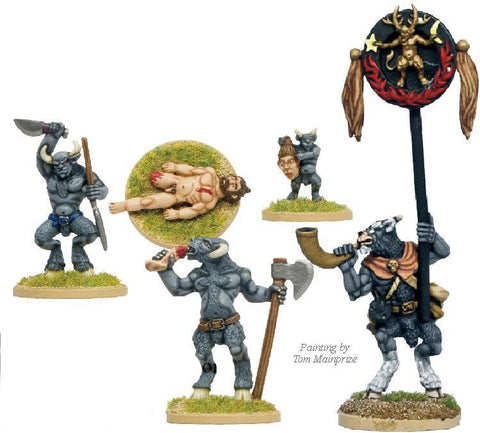 BM021 - Beastman Standard Bearer and Characters