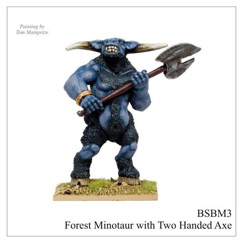 BSBM003 - Giant Minotaur Wielding Double Headed Axe