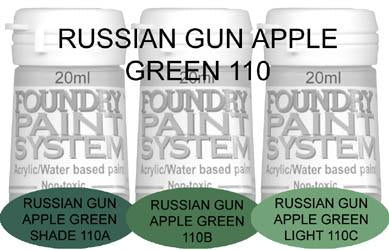 COL110 - Russian Gun Apple Green