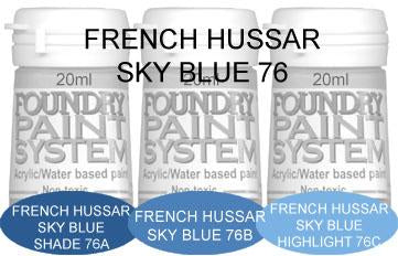 COL076 - French Hussar Sky Blue