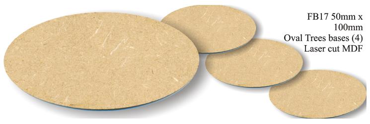 FB017 - 50 x 100mm Oval (4 bases)