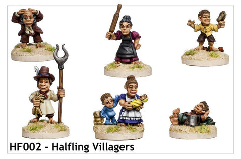 HF002 - Halfling Villagers