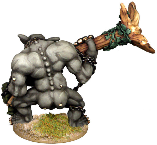 Taragog With Tree Trunk