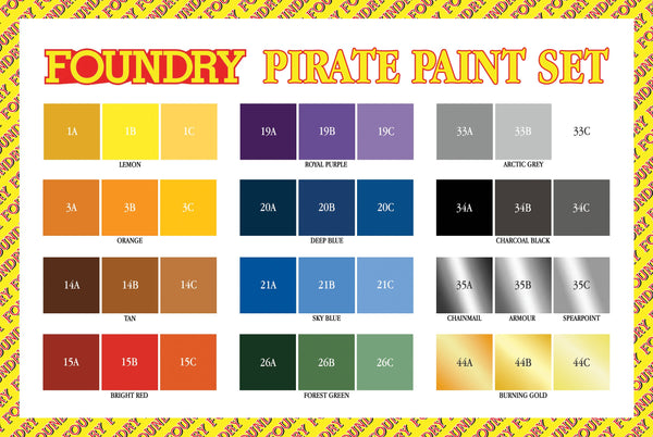 Pirate Paint Set With Free Pirate Jester