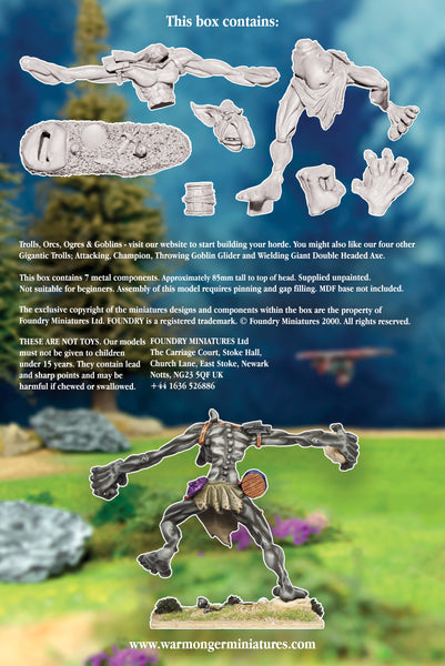 BSTR004 - Giant Troll Throwing Rock
