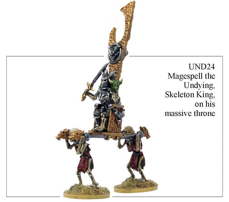 UND024 - Skeleton King on War Throne