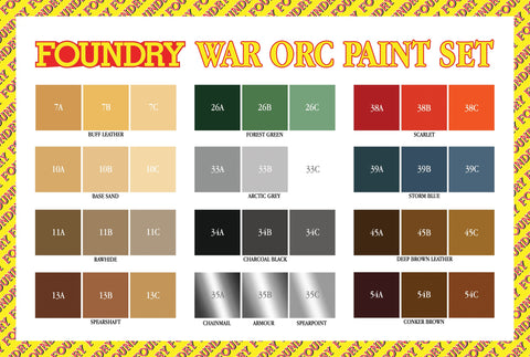 War Orc Paint Set