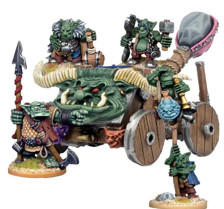 BSGOB007B - Goblin/Orc Stone Thrower Crew